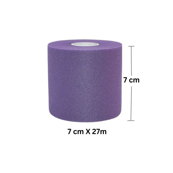 Purple Soccer Pre-Wrap Headband - Comfort and Style