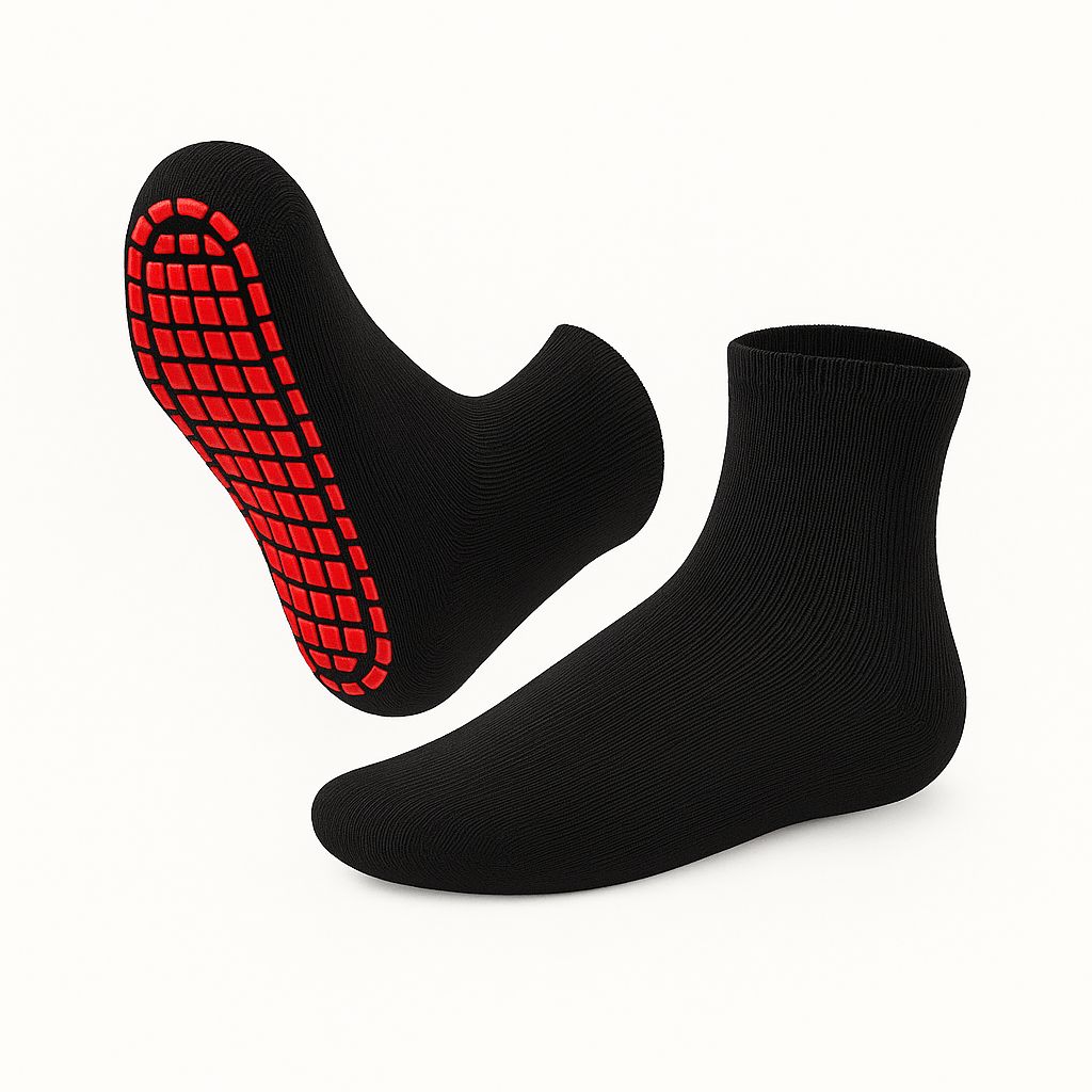 Baby Cotton Grip Socks – Safe, Comfy & Non-Slip Toddler Soccer Grip Socks for Early Walkers