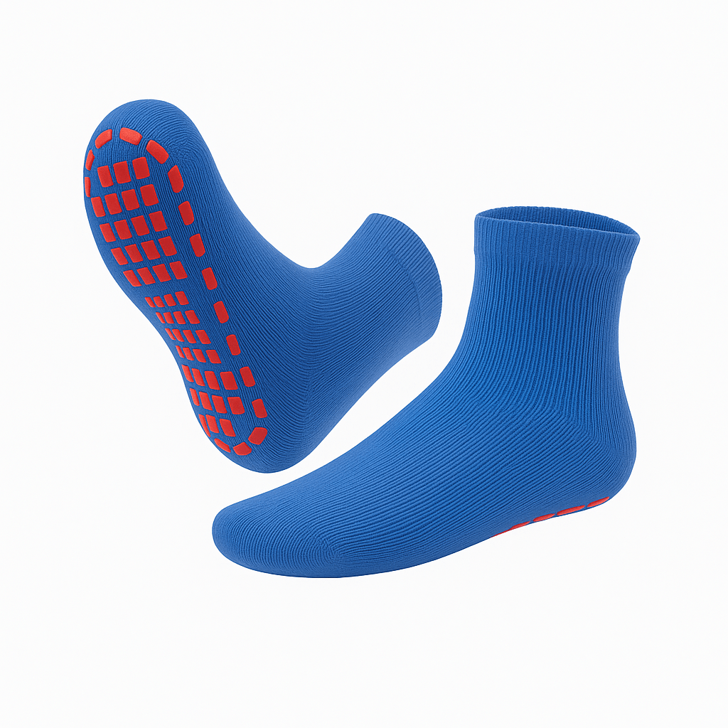 Baby Cotton Grip Socks – Safe, Comfy & Non-Slip Toddler Soccer Grip Socks for Early Walkers