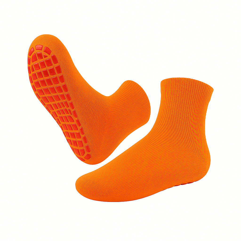 Baby Cotton Grip Socks – Safe, Comfy & Non-Slip Toddler Soccer Grip Socks for Early Walkers