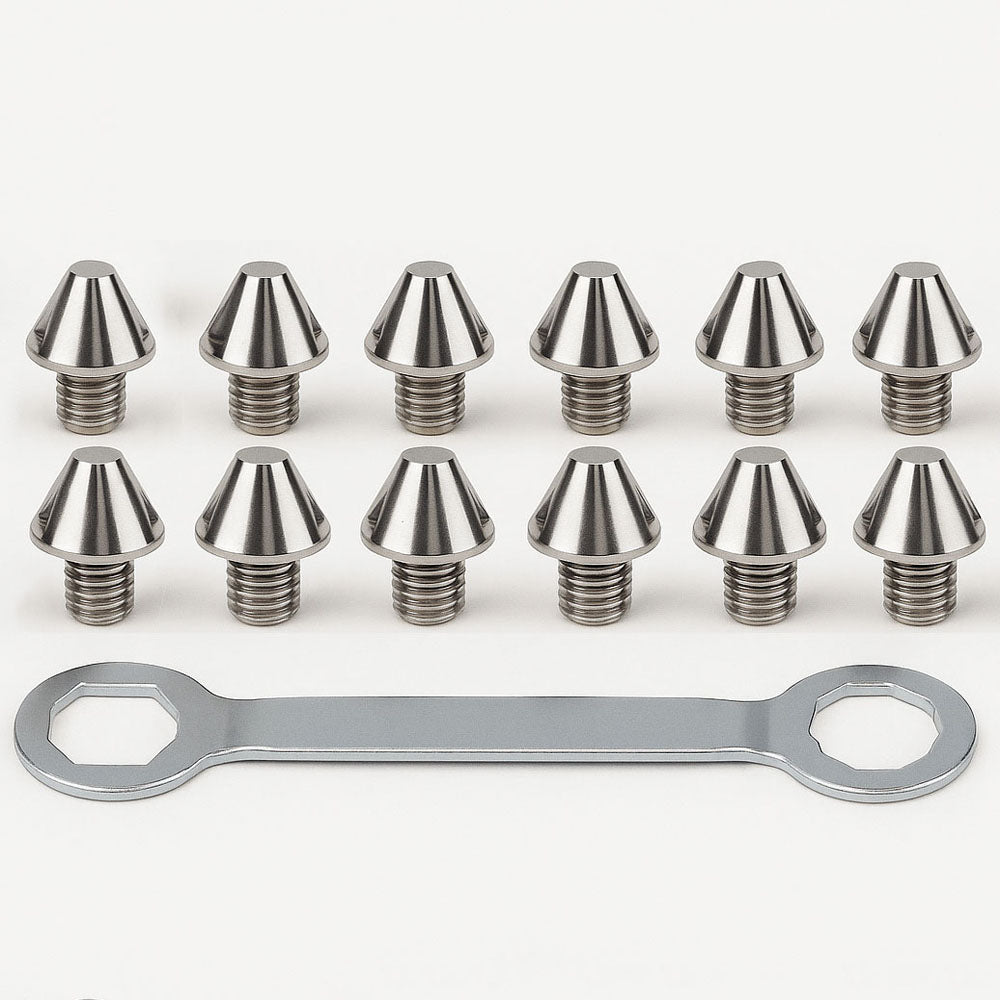 Durable Aluminum & Nylon Soccer Cleat Studs for All Surfaces and Ages