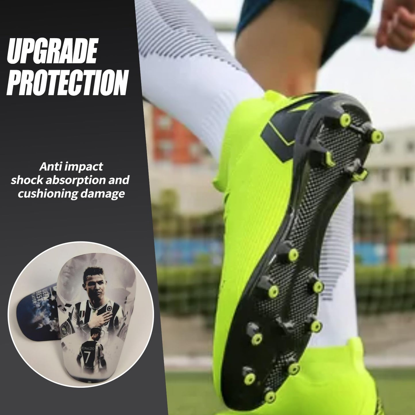 Customizable Mini Soccer Shin Pads for Unmatched Comfort and ProtectionXS 8X5.5CM