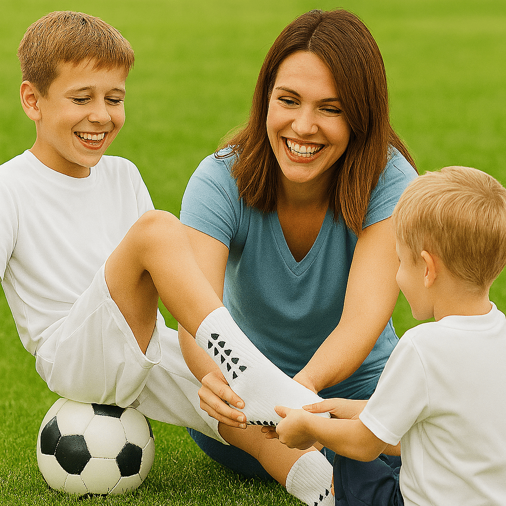 soccer socksNon - Slip Grip Socks 3.0 for Kids: Safe and Comfortable Footwear for Active PlayKids