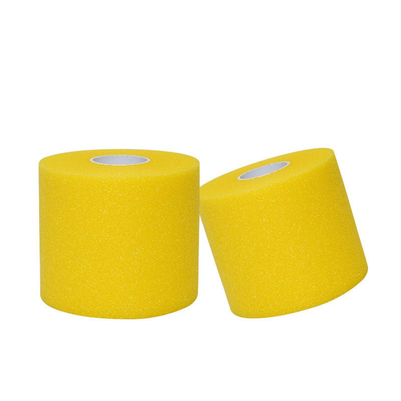 Yellow No - Slip Soccer Pre - Wrap Headband - Enhanced Visibility and Grip - 4 RollsYellow