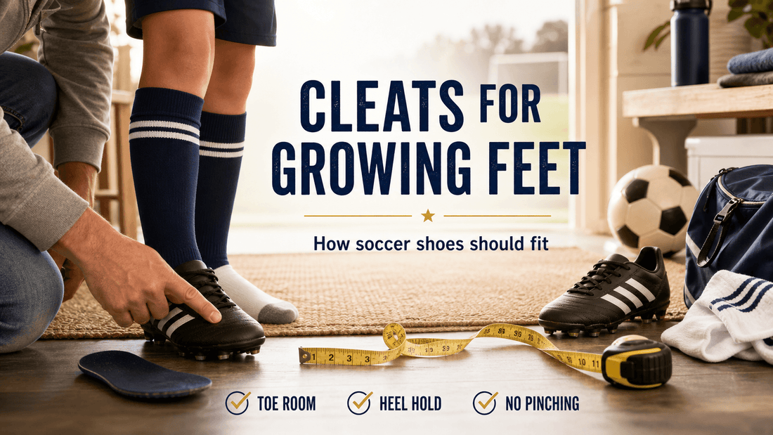 How Should Soccer Cleats Fit Growing Feet? - soccergearforkids