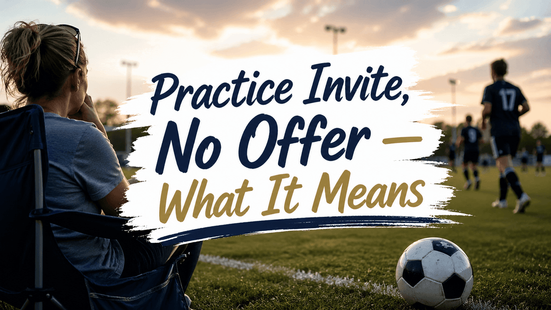 No Offer, No Rejection — Just a Practice Invite. Here's What It Actually Means. - soccergearforkids