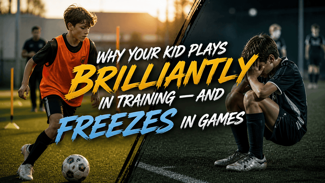 Why Your Kid Plays Brilliantly in Training — and Freezes in Games - soccergearforkids