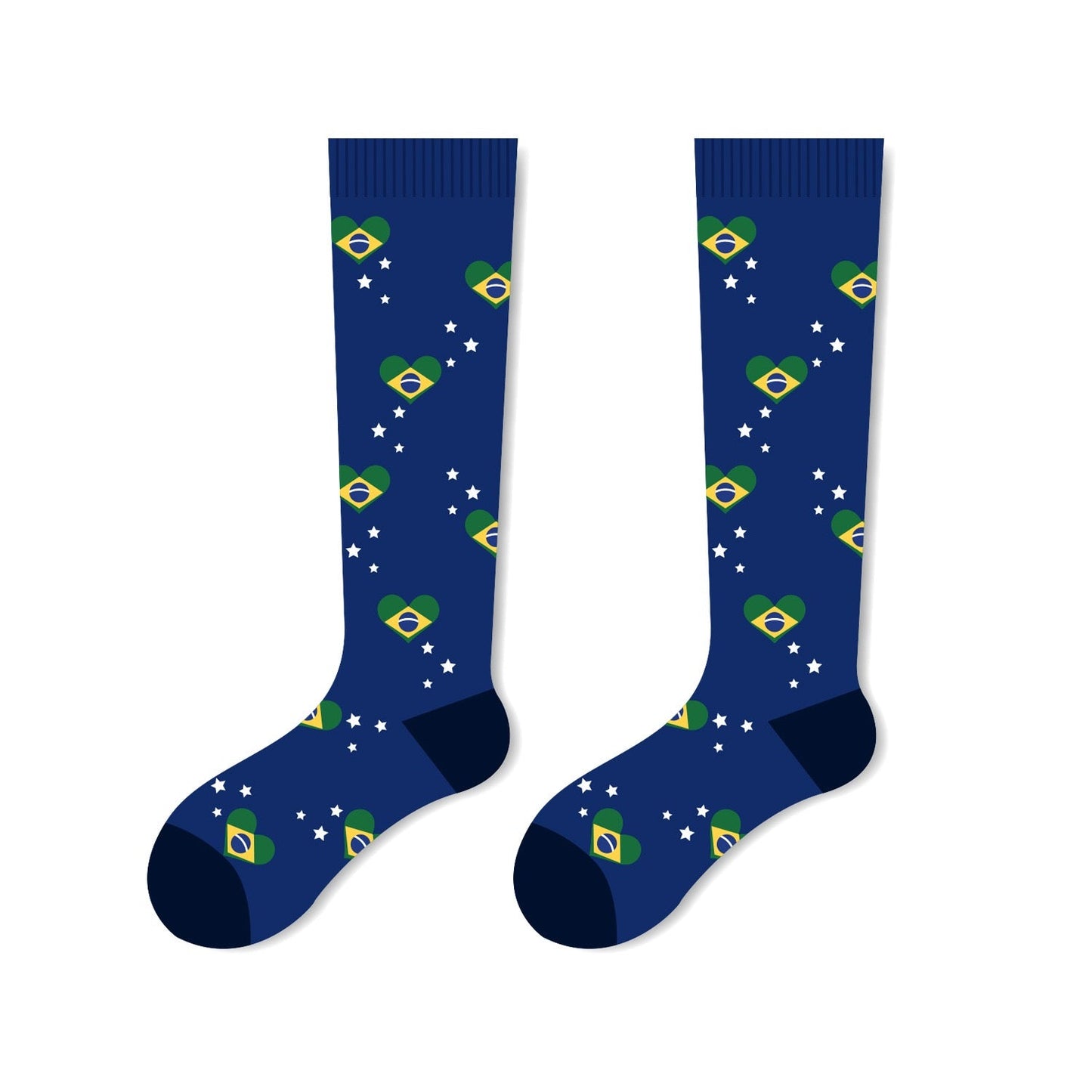 2026 World Cup Compression Soocer/Football Socks - 8 Nations GradientS/M