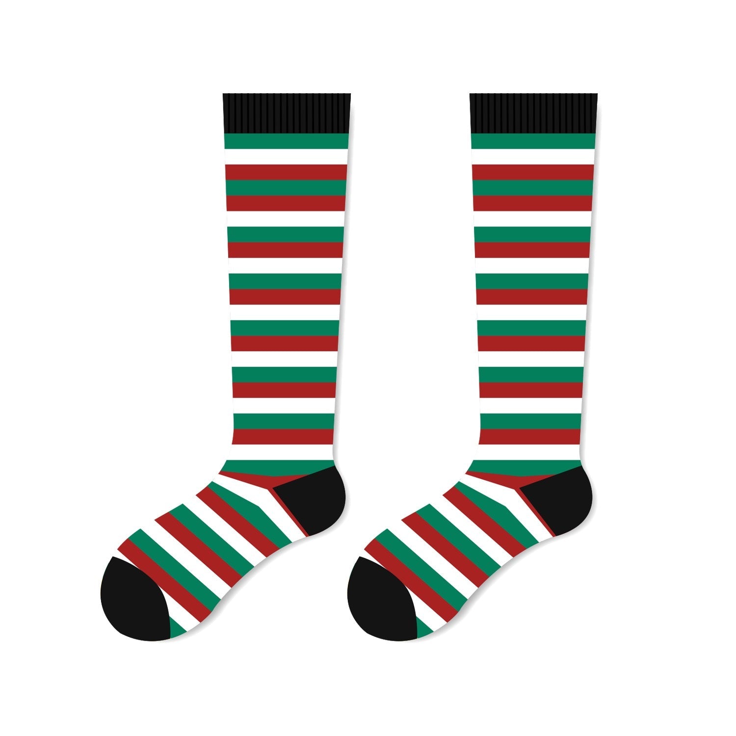 2026 World Cup Compression Soocer/Football Socks - 8 Nations GradientS/M