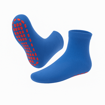 Baby Cotton Grip Socks – Safe, Comfy & Non-Slip Toddler Soccer Grip Socks for Early Walkers