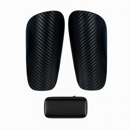 Ultra-Lightweight Carbon Fiber Shin Guards for Kids' Socccer Playing