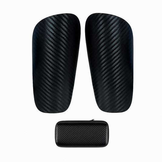 Ultra-Lightweight Carbon Fiber Shin Guards for Kids' Socccer Playing