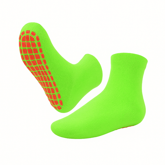 Baby Cotton Grip Socks – Safe, Comfy & Non-Slip Toddler Soccer Grip Socks for Early Walkers