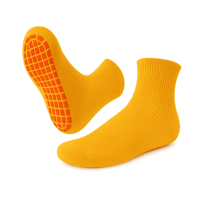 Baby Cotton Grip Socks – Safe, Comfy & Non-Slip Toddler Soccer Grip Socks for Early Walkers