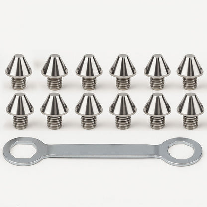 Durable Aluminum & Nylon Soccer Cleat Studs for All Surfaces and Ages