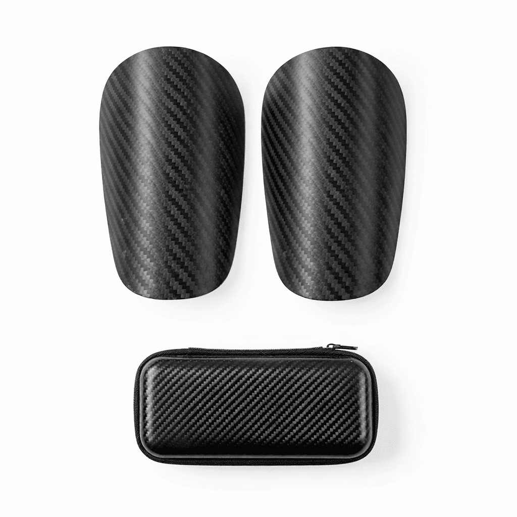 Carbon Fiber Shin Guards - Lightweight Protection for Youth SoccerYouth One Size