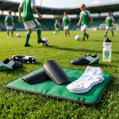 Carbon Fiber Shin Guards - Ultra - Lightweight Protection for Pro - Level PerformanceOne Size for All Age