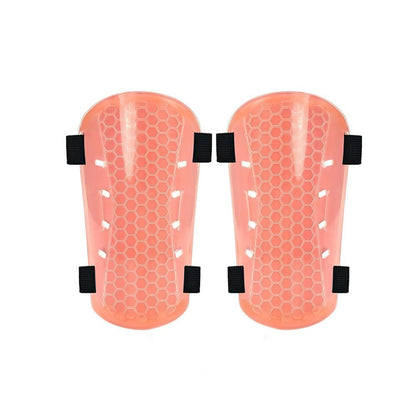Customizable Shin Guards with Elastic Velcro Straps – Adjustable & Secure FitOrange