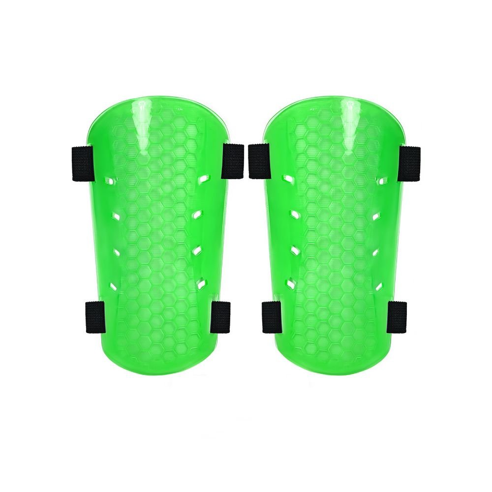 Customizable Shin Guards with Elastic Velcro Straps – Adjustable & Secure FitGreen