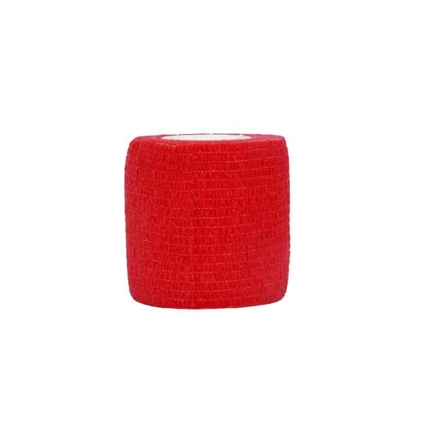Dark red athletic tape
