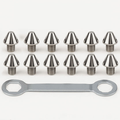 Durable Aluminum & Nylon Soccer Cleat Studs for All Surfaces and Ages11MM