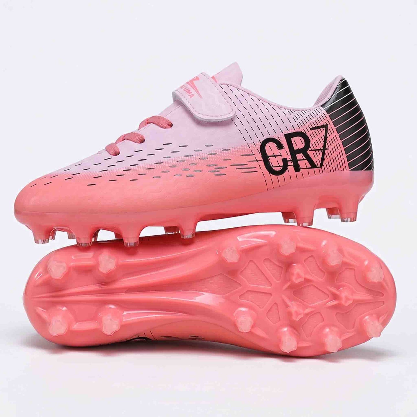Kickaroo™ Kids Soccer Cleats - No - Tie Velcro Design - High - Performance TPU (AG/TF Styles)EU 28 / US 10.5C