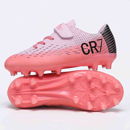 Kickaroo™ Kids Soccer Cleats - No - Tie Velcro Design - High - Performance TPU (AG/TF Styles)EU 28 / US 10.5C