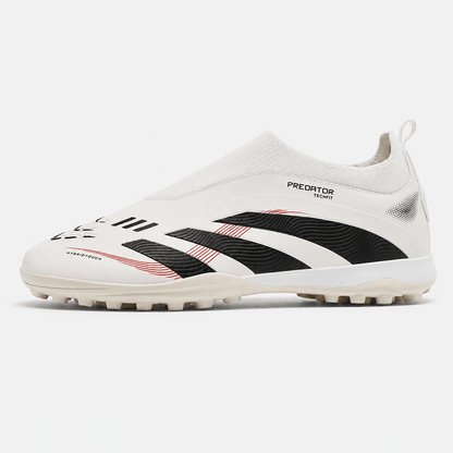 Kickaroo No - Tie Youth Soccer Cleats | Laceless FG & Turf ShoesBeige