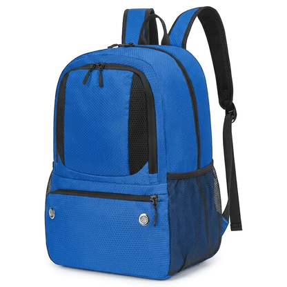 Kickaroo Youth Soccer Bag with Ball & Shoe CompartmentBlue
