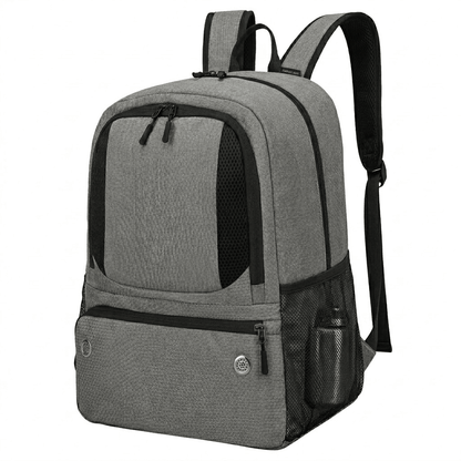 Kickaroo Youth Soccer Bag with Ball & Shoe CompartmentGray