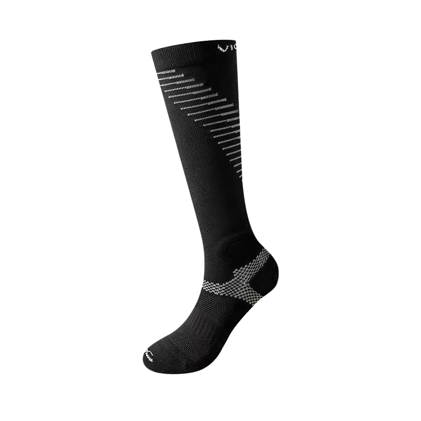 soccer socksKids Anti - Slip Soccer Socks | Cushioned Knee - High Grip SocksBlack