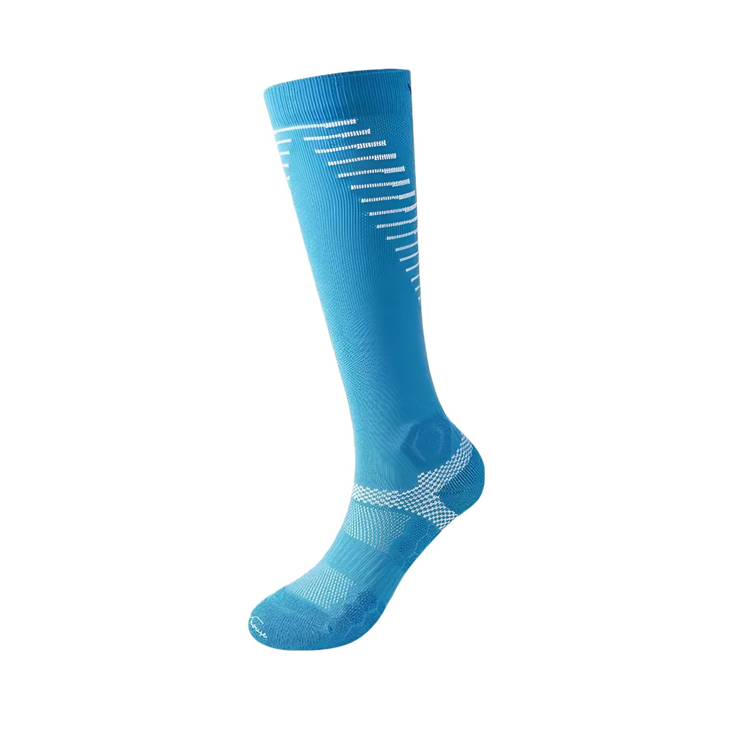 soccer socksKids Anti - Slip Soccer Socks | Cushioned Knee - High Grip SocksTurquoise Blue