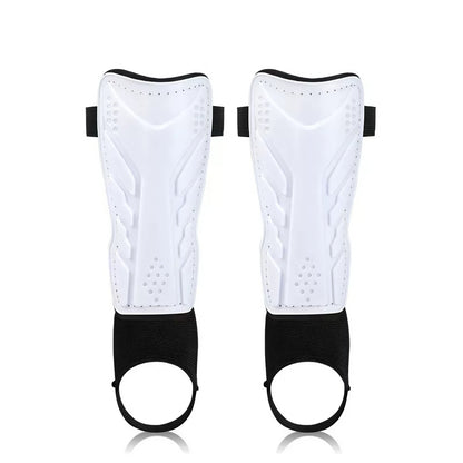 Kids Soccer Shin Guards with Ankle Support – Ideal for School Matches, Club Games & PracticeWhite