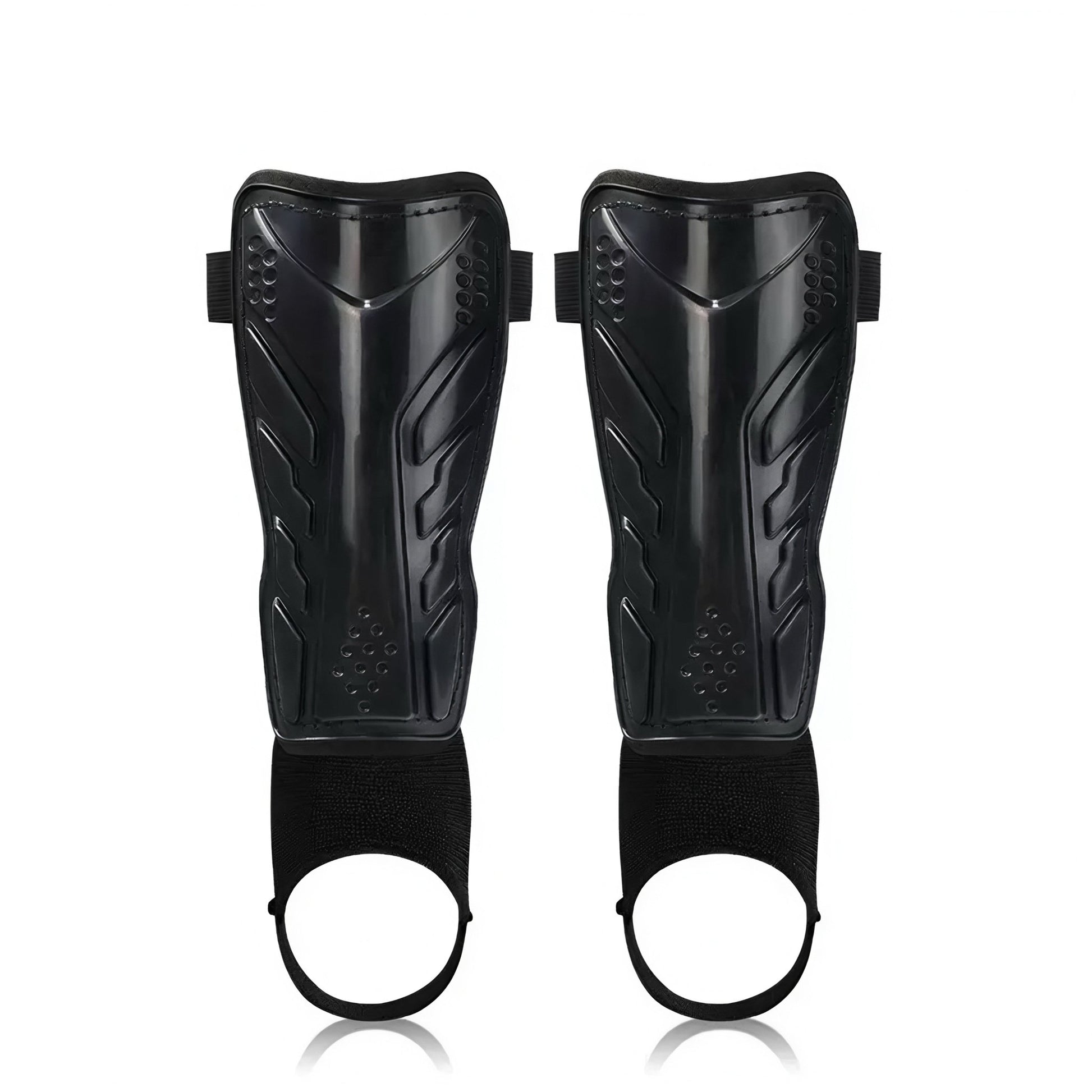 Kids Soccer Shin Guards with Ankle Support – Ideal for School Matches, Club Games & PracticeBlack