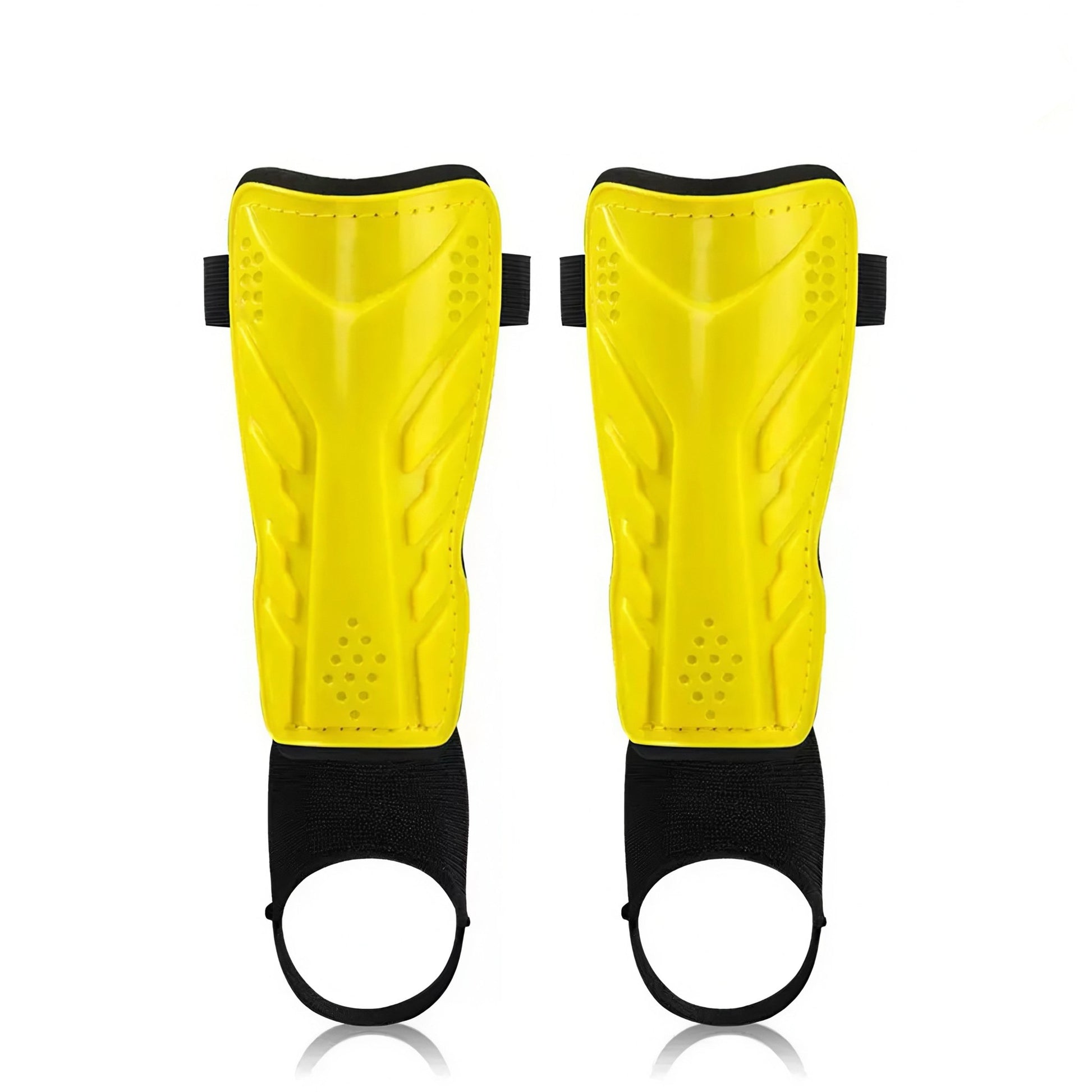 Kids Soccer Shin Guards with Ankle Support – Ideal for School Matches, Club Games & PracticeYellow