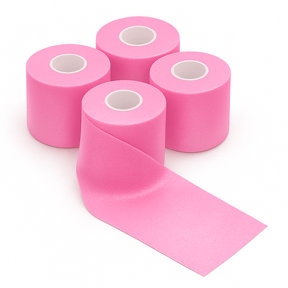Light pink soccer pre-wrap 4-roll pack