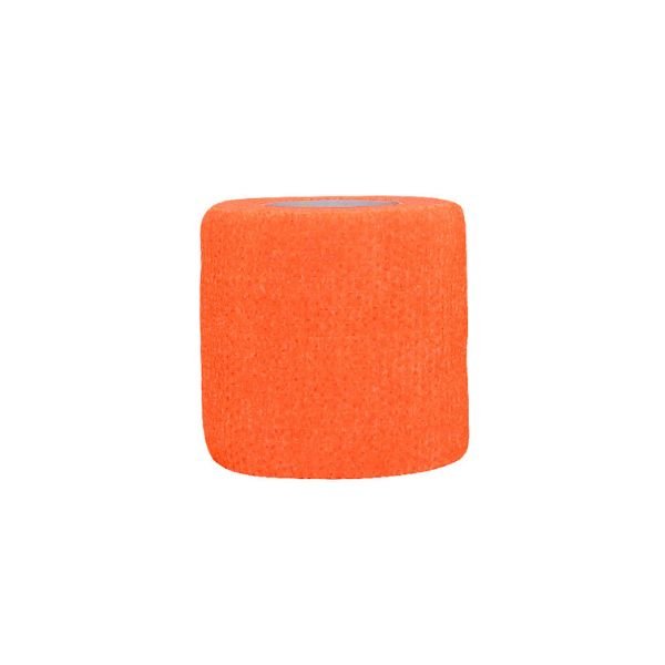 Bright orange athletic tape