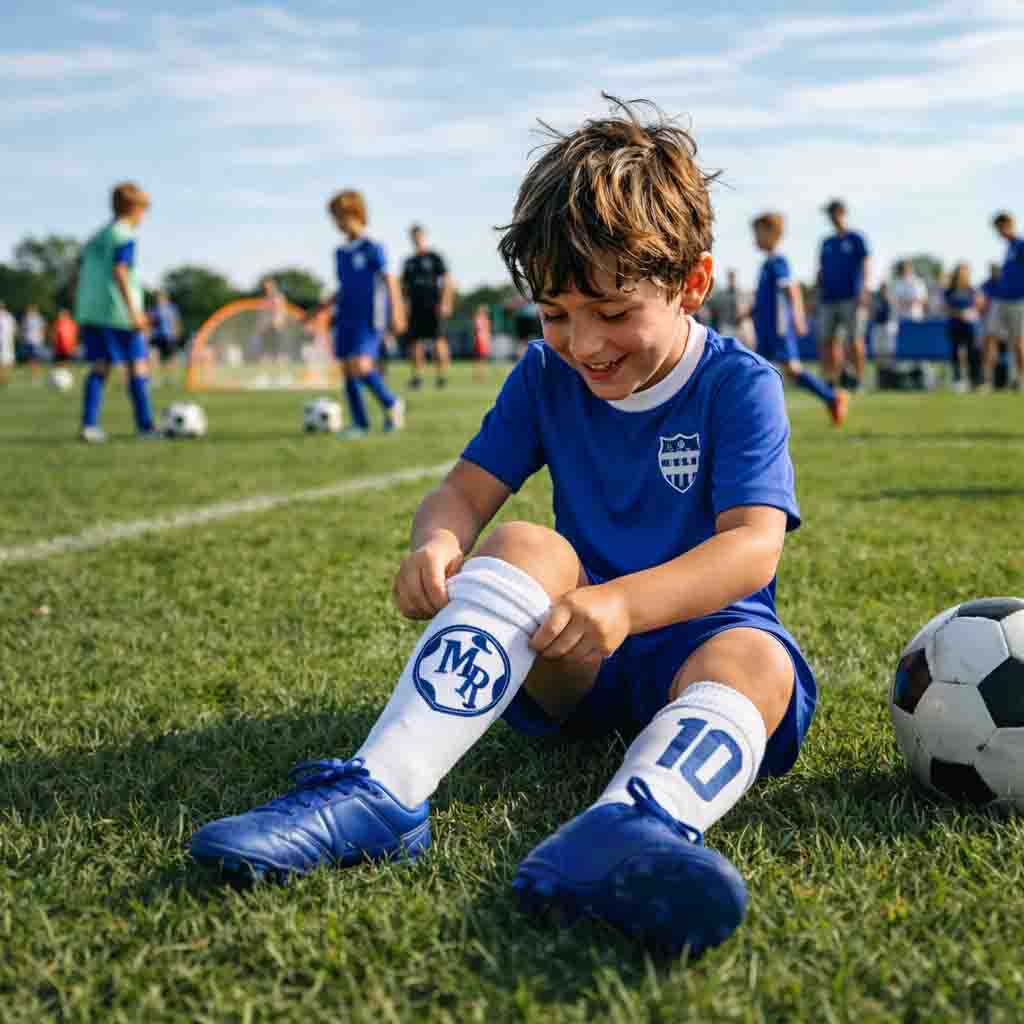 The Ultimate Custom Youth Soccer Shin Guard Sleeves – No More Slipping, Zero DistractionsS
