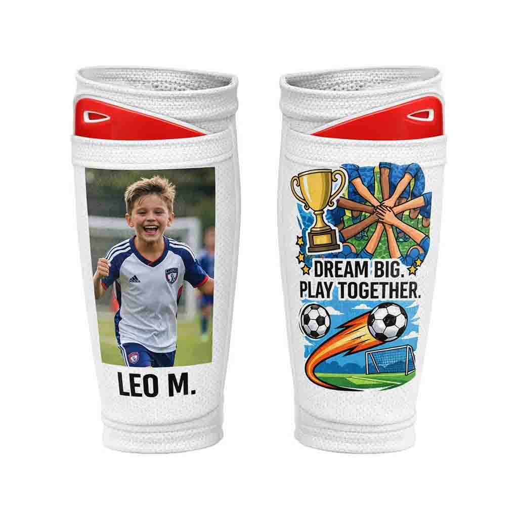 The Ultimate Custom Youth Soccer Shin Guard Sleeves – No More Slipping, Zero DistractionsS