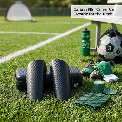 Ultra - Lightweight Carbon Fiber Shin Guards for Kids' Socccer PlayingS