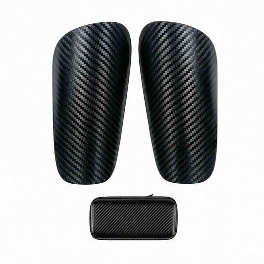Ultra - Lightweight Carbon Fiber Shin Guards for Kids' Socccer PlayingS