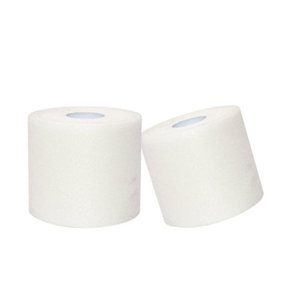 White Soccer Pre - Wrap Headband - Cool Comfort and Clear Visibility - 4 RollsWhite