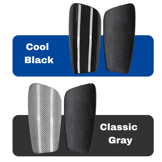 Ultra - Lightweight Carbon Fiber Shin Guards for Kids' Socccer PlayingS